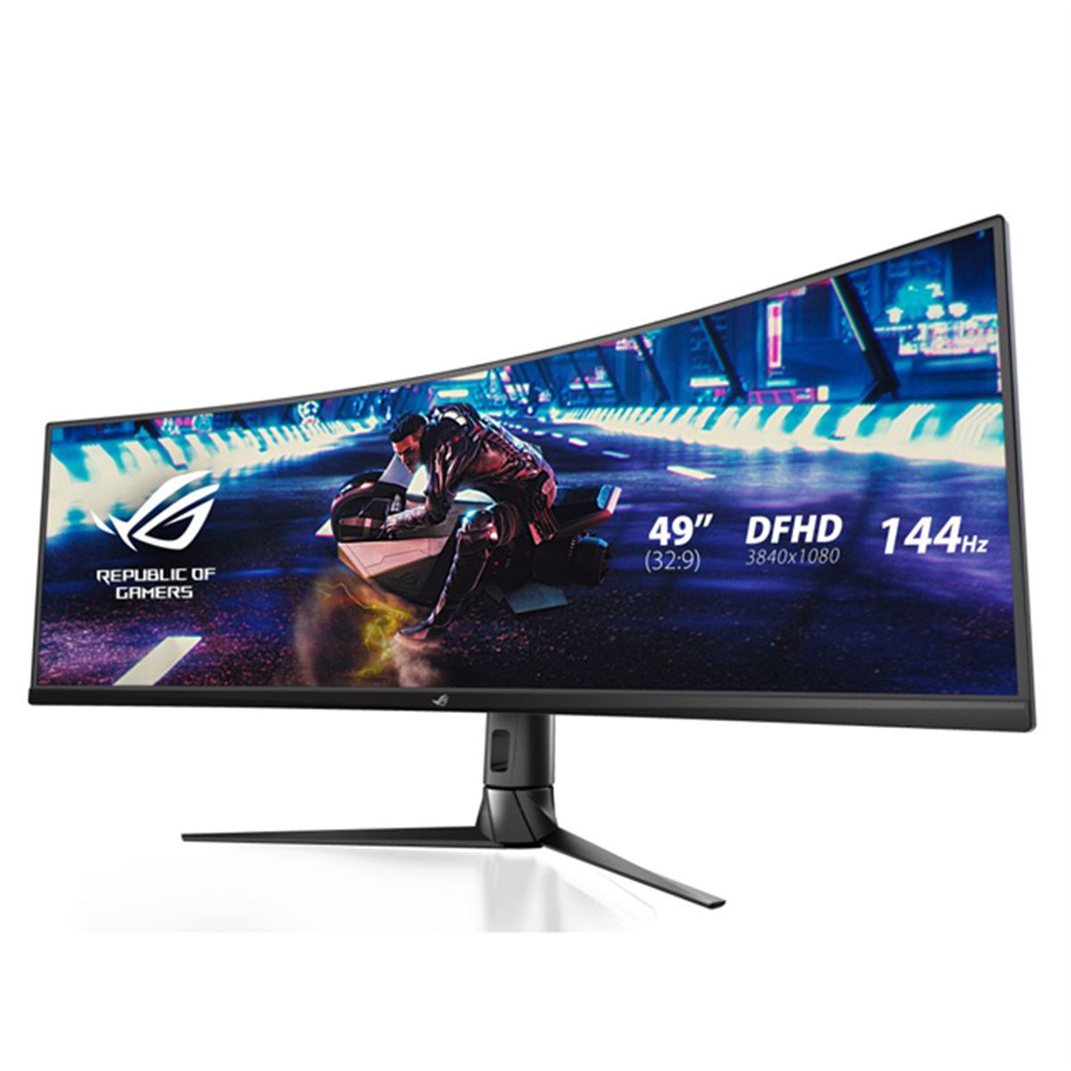 ASUS、DisplayHDR 400準拠の49型曲面ゲーミング液晶「ROG Strix XG49VQ