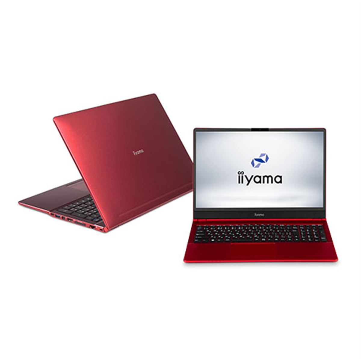 iiyama、1.66kgの15.6型ノートパソコンにレッドとホワイトを追加