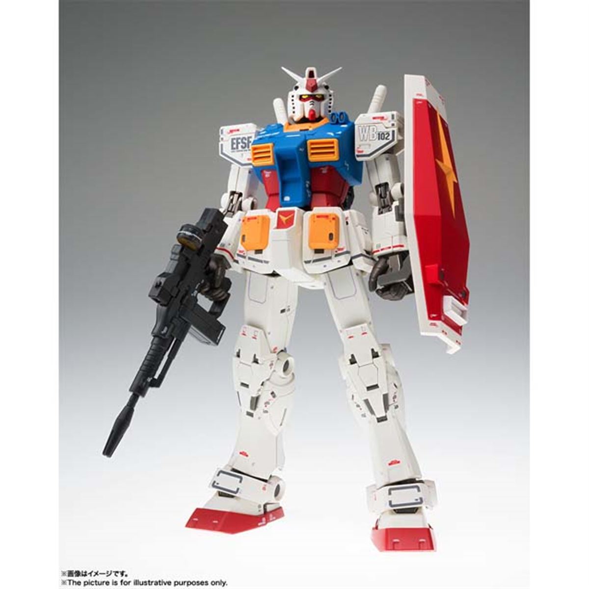 新品　RX-78-02 GUNDAM 40th Anniversary Ver. バンダイ、完成品モデル「RX-78-02 ガンダム（40周年記念Ver