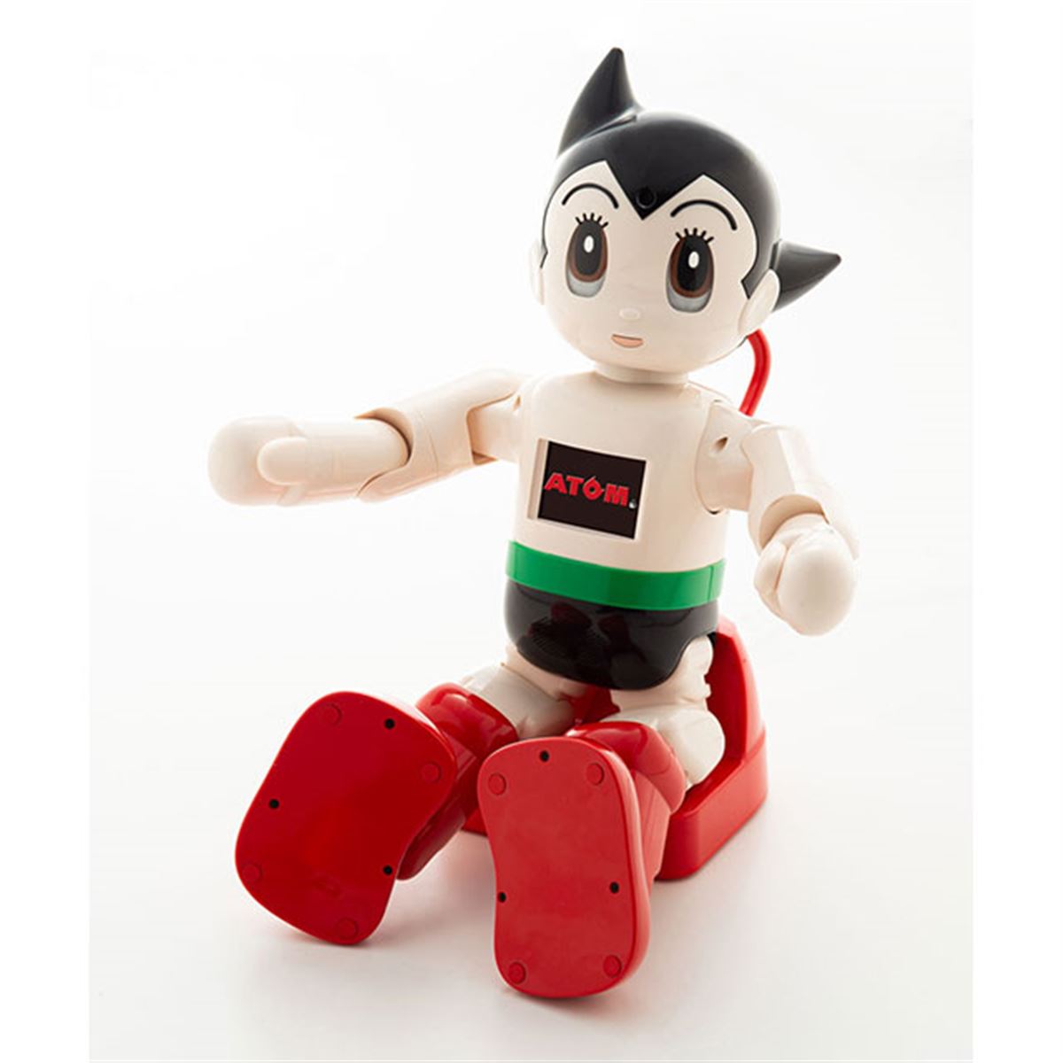 おすわりアトム チェア付き着座タイプ ロボット 講談社、二足歩行を省略した「世間話」ができるロボット