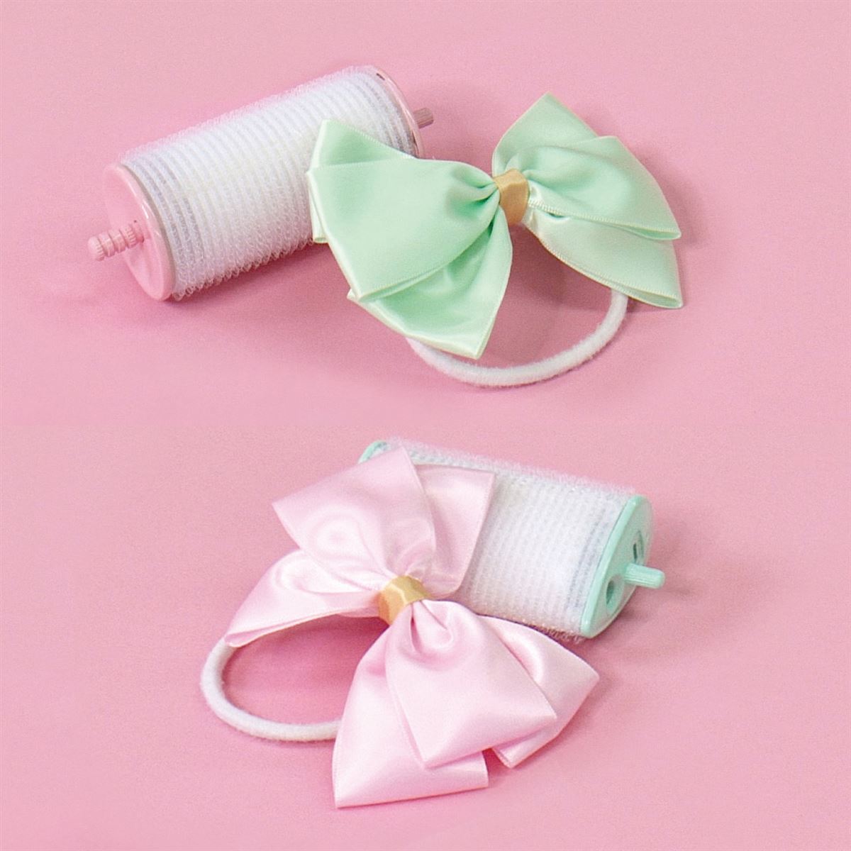 ヤマダセレクト、リボン付きヘアゴムを備えたUSBホットカーラー2機種