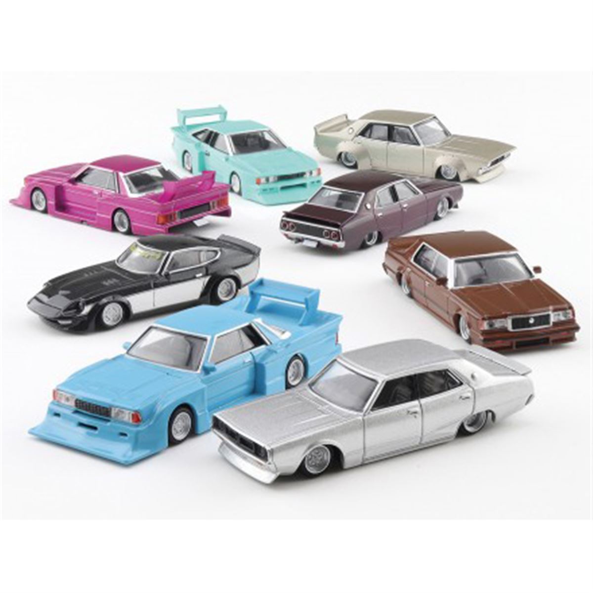 グラチャンコレクション ケンメリ　4Dr　　DATSUN 110 ミニカー 青 グラチャンコレクション ケンメリ 4Dr DATSUN 110 ミニカー 青