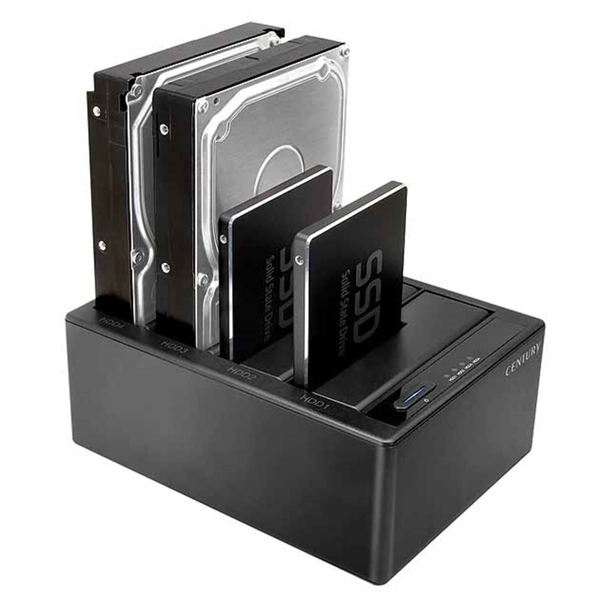 センチュリー、USB 3.1 Gen2 Type-Cを搭載した「裸族のお立ち台QUAD 