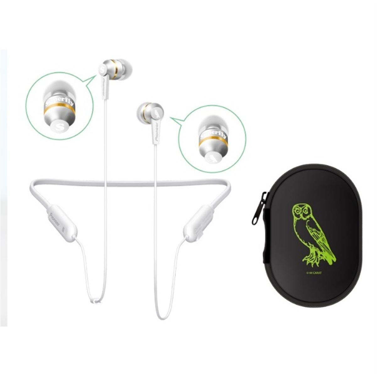 【限定品】Superfly ヘッドホン オンキヨー、Superflyの限定デザインを施したBluetoothイヤホン