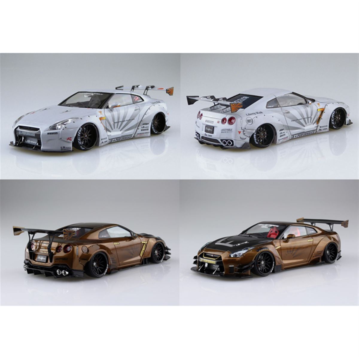 福袋 売れ残り AOSHIMA、ウイングスタイルの「R35 GT-R Ver.2」など11月再生産 少年漫画