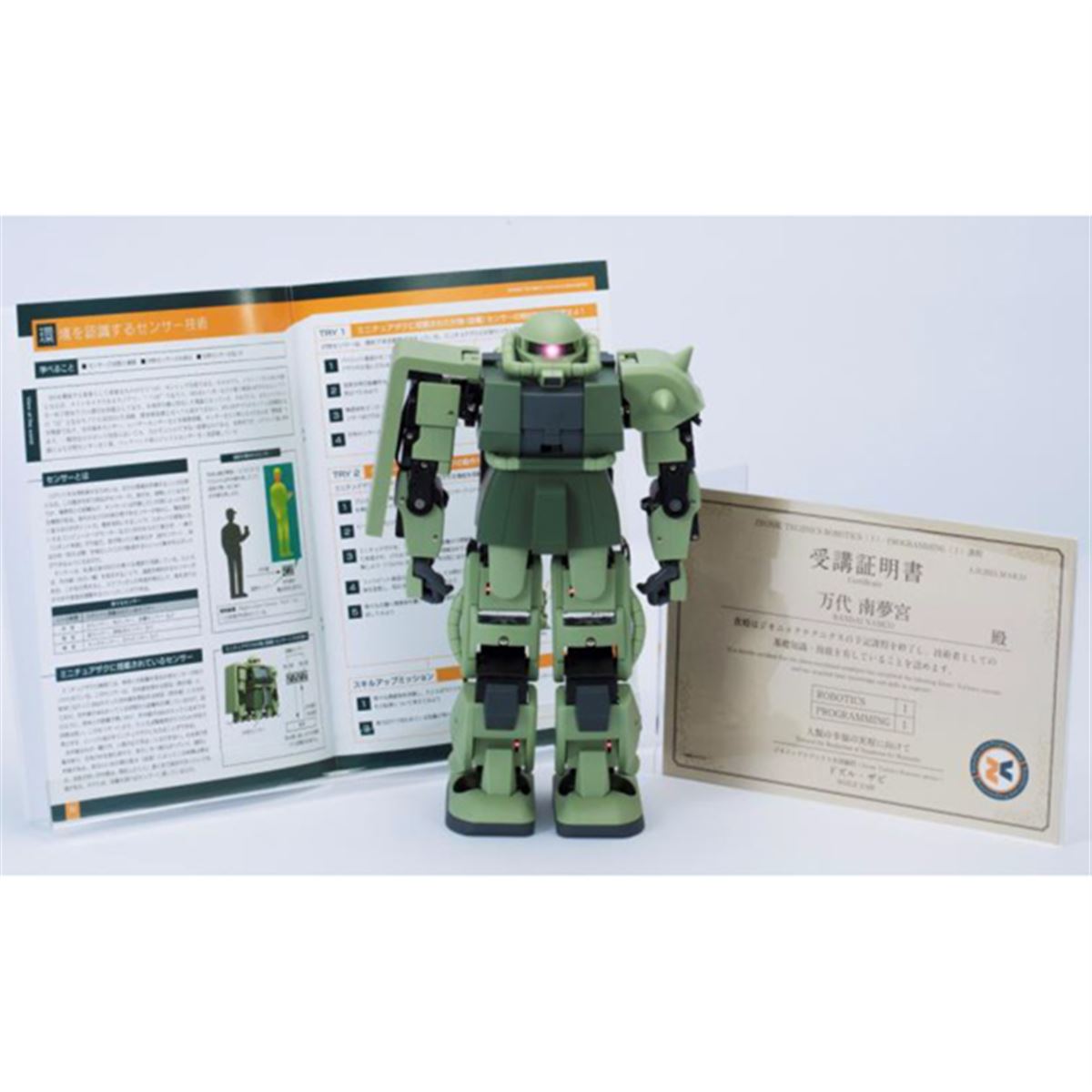 [未組立] ジオニックテクニクス ジオニック社公式MS講習コース ザク Trying out the Zaku robot I assembled ~ZEONIC TECHNICS, the