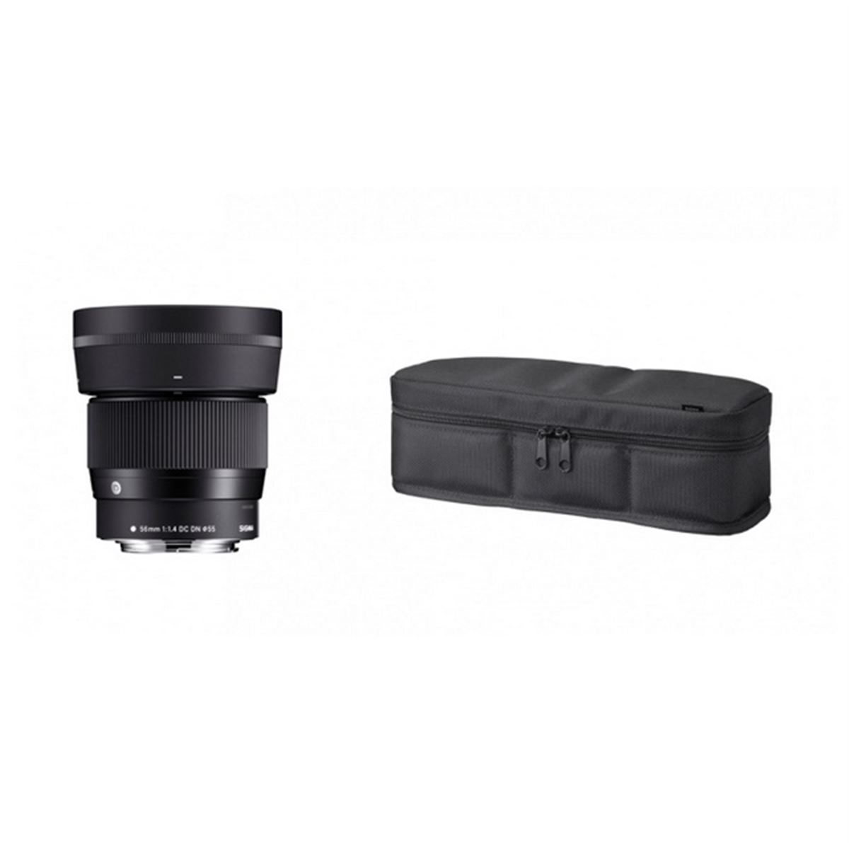 SIGMA 56mm F1.4 EF-M用 シグマ、EF-M用「56mm F1.4」対象のレンズケースプレゼント