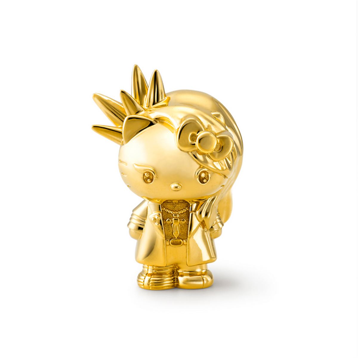 税込110万円、YOSHIKIさんコラボの「yoshikitty」が18金オブジェに