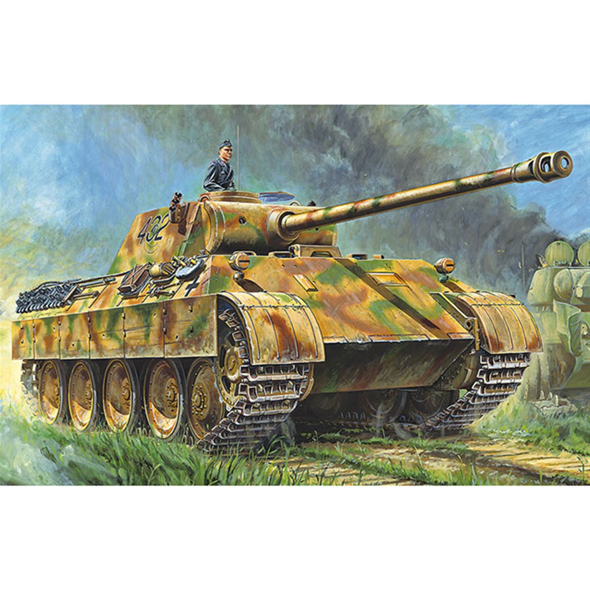 ドイツ戦車「パンサーD型」1/48模型、防盾の鋳造肌まで表現 - 価格.com