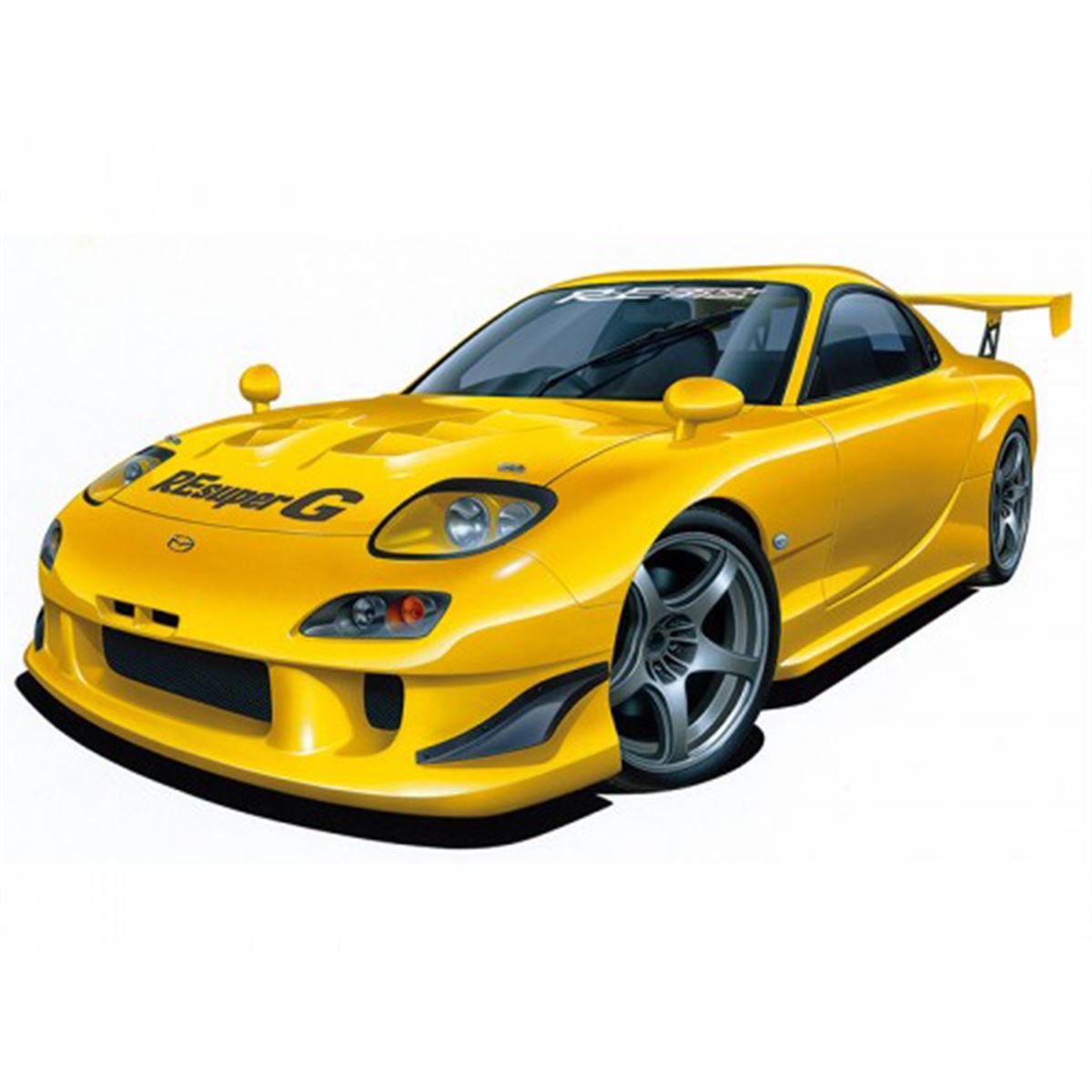 「RE雨宮」のフルエアロ仕様「FD3S RX-7」1/24模型、内張りを剥がした内装も再現 - 価格.com