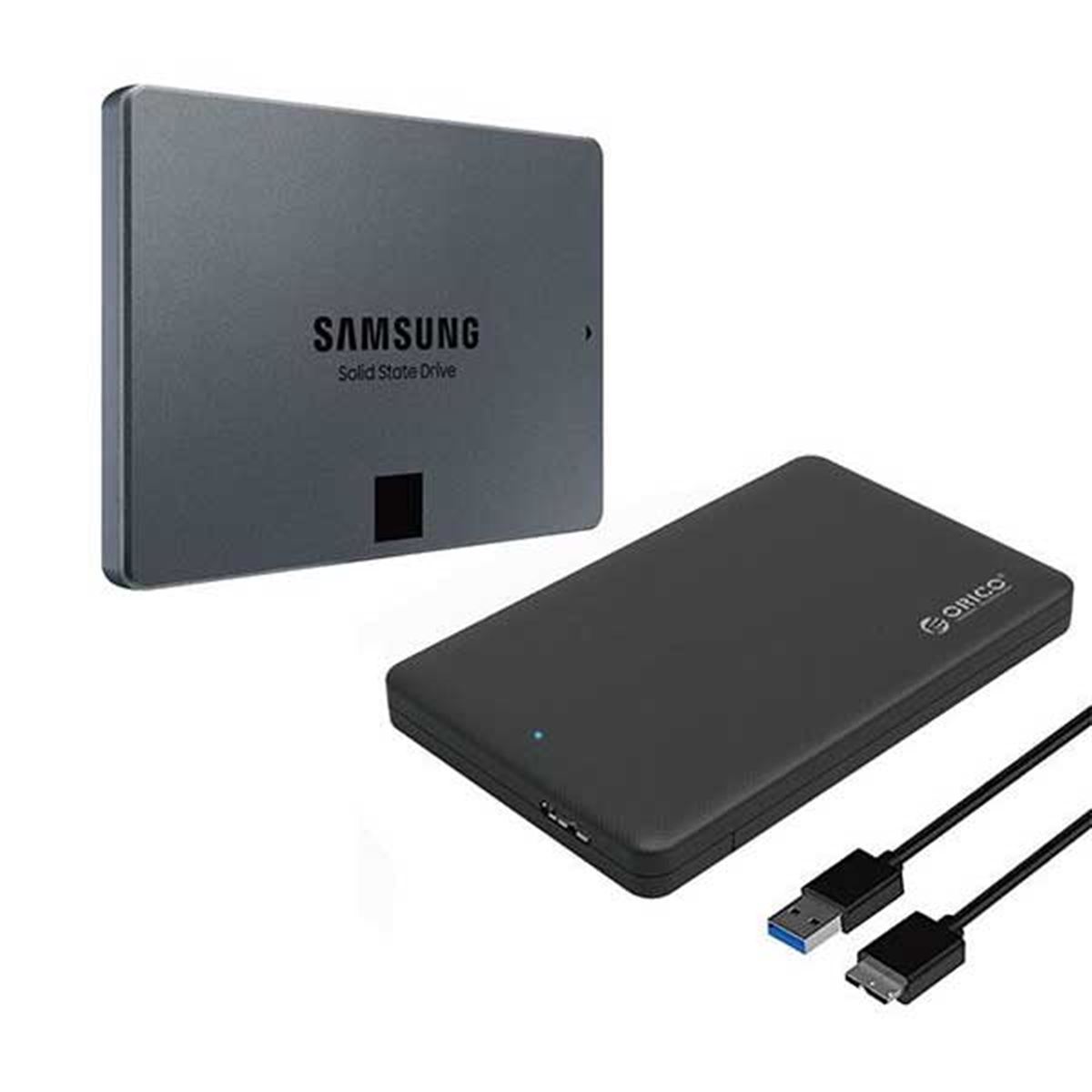 2.5インチSSD「860 QVO（1TB）」と「860 EVO（500GB）」に外付け