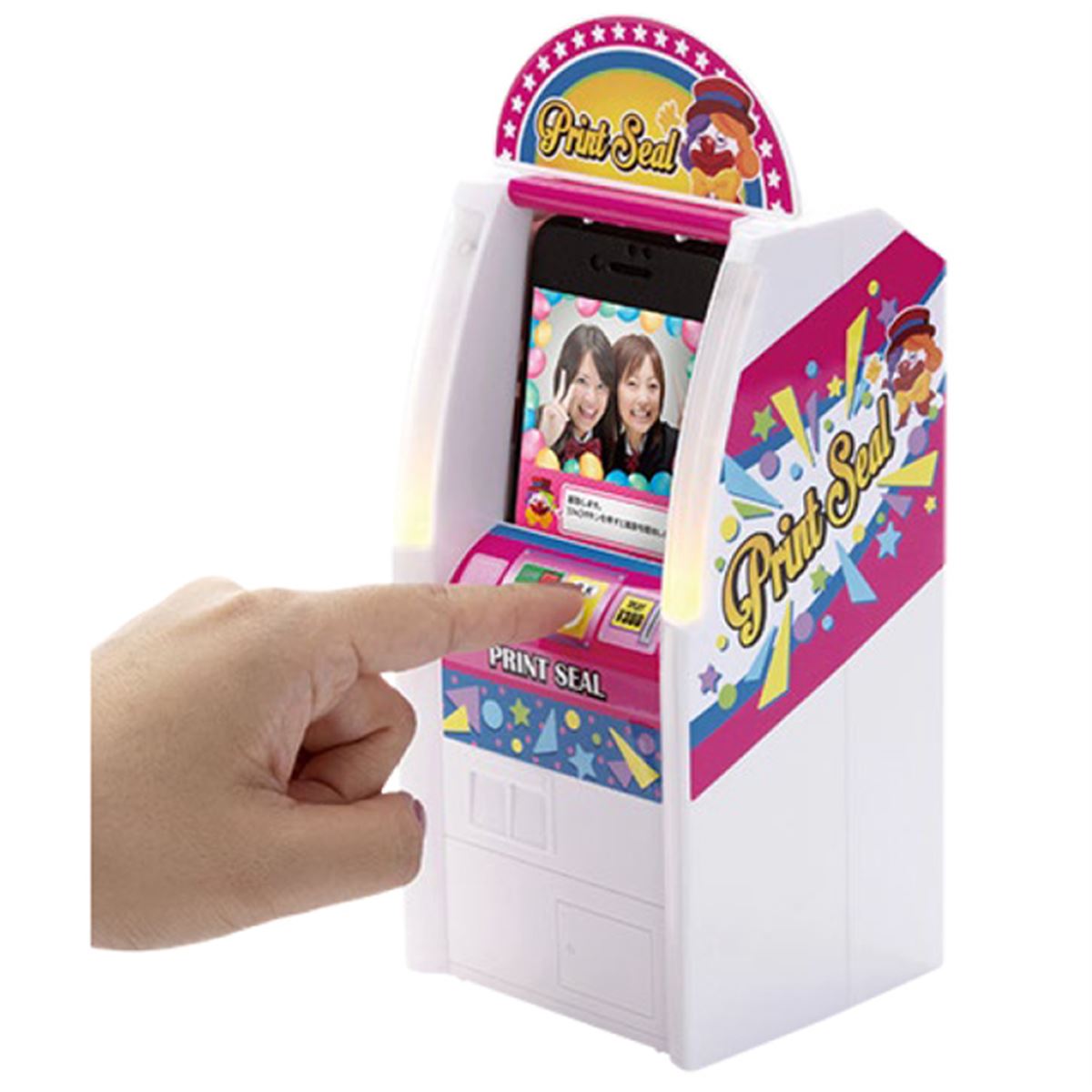 あのプリントシール機”をミニ再現、懐かしのフレーム撮影や「OK