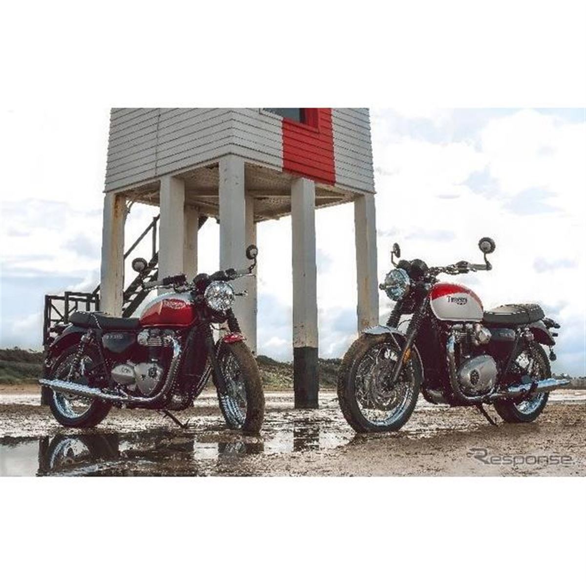 トライアンフ ボンネビルT120/T100 に特別仕様車、『大脱走』の トライアンフ ボンネビルT120/T100 に特別仕様車、『大脱走』の