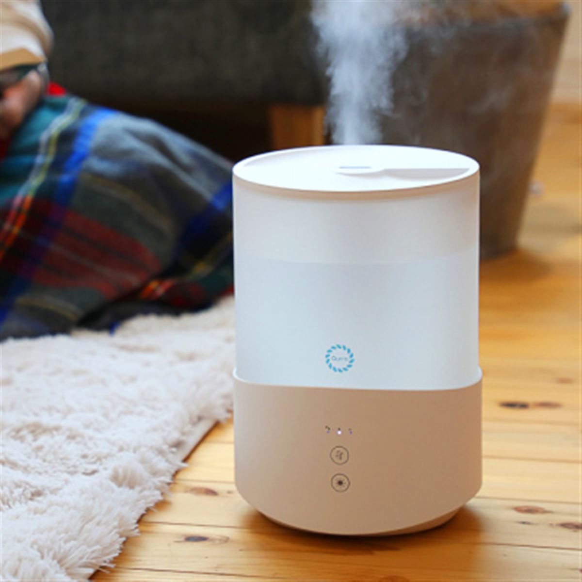 スリー・アール、水残量が見やすい“半透明タンク”搭載の2.5L加湿器