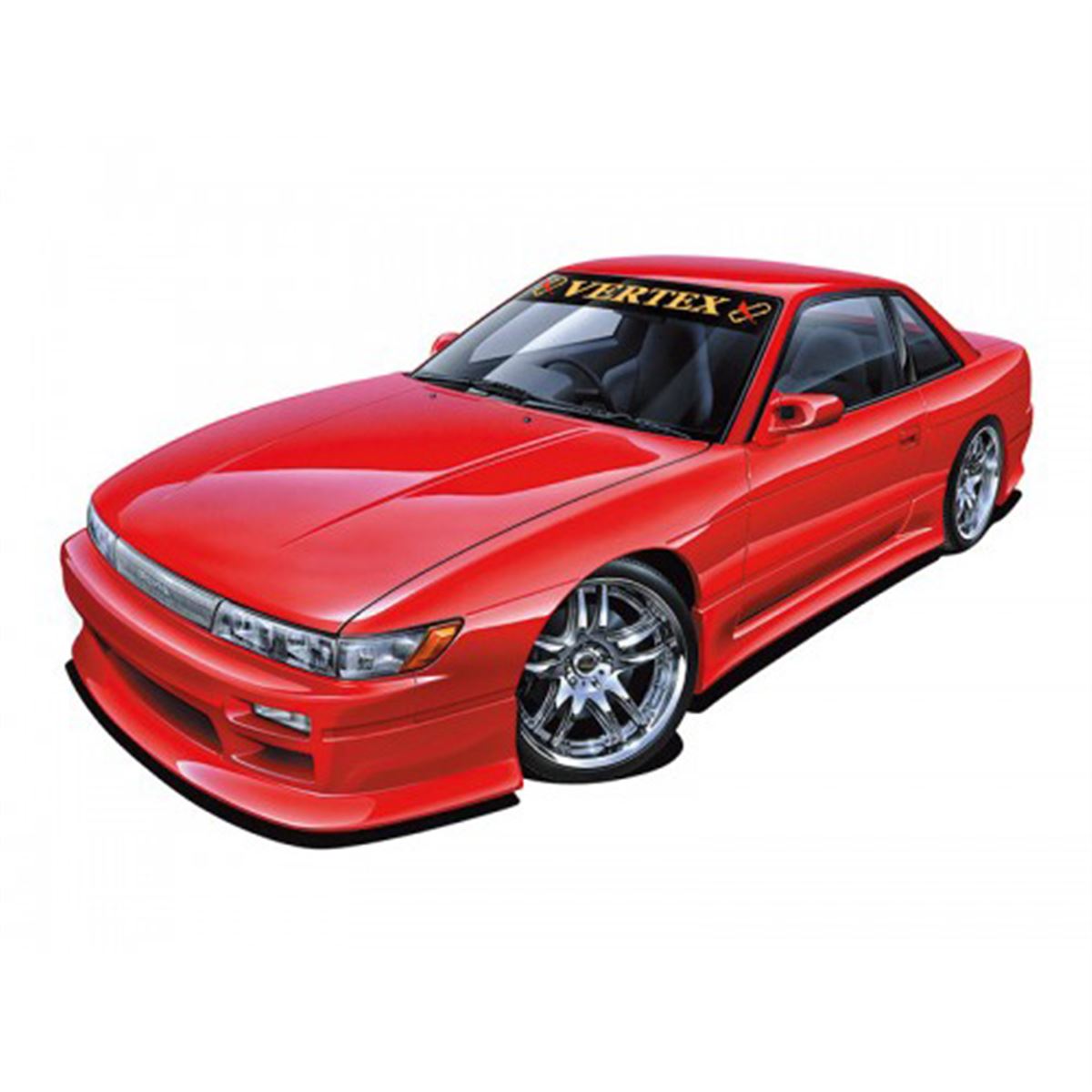 AOSHIMA、日産「シルビア PS13」VERTEXのフルエアロ仕様をモデル化