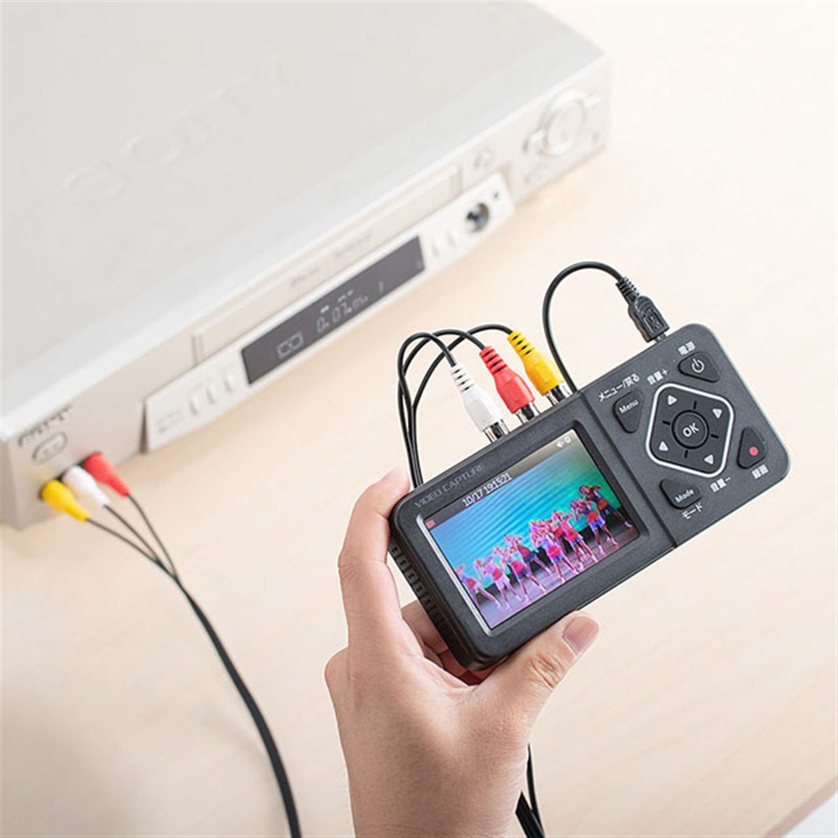 USBビデオキャプチャー ビデオテープダビング デジタル化 miniDV