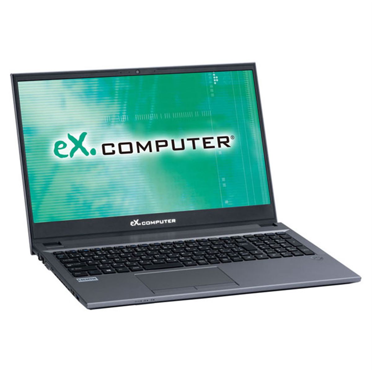 eX.computer 15.6インチ ノートパソコン ツクモ、狭額ベゼル15.6型フルHD液晶採用のノートPC「N1504K