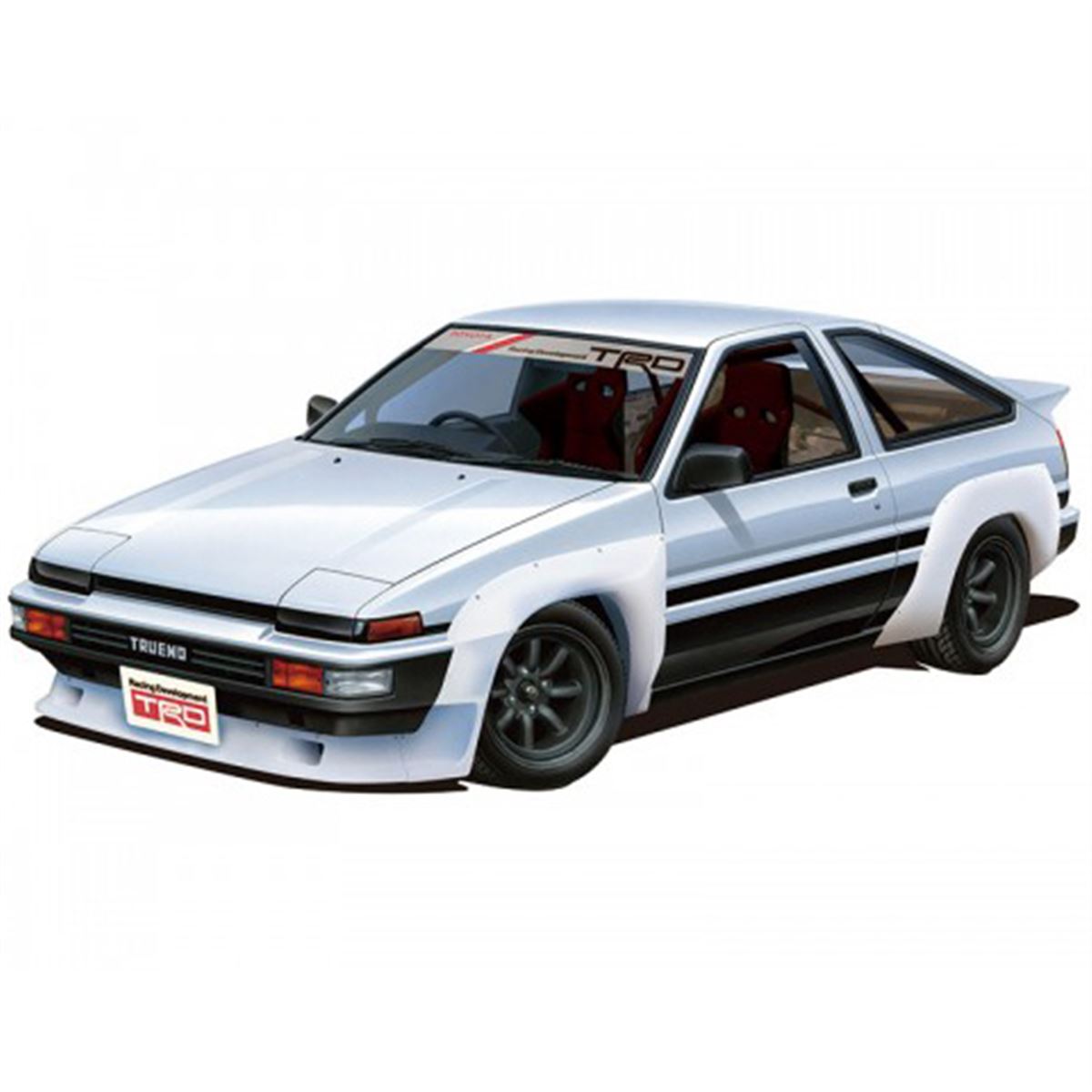 AOSHIMA、フルエアロのトヨタ「AE86トレノ N2仕様」1/24模型 - 価格.com