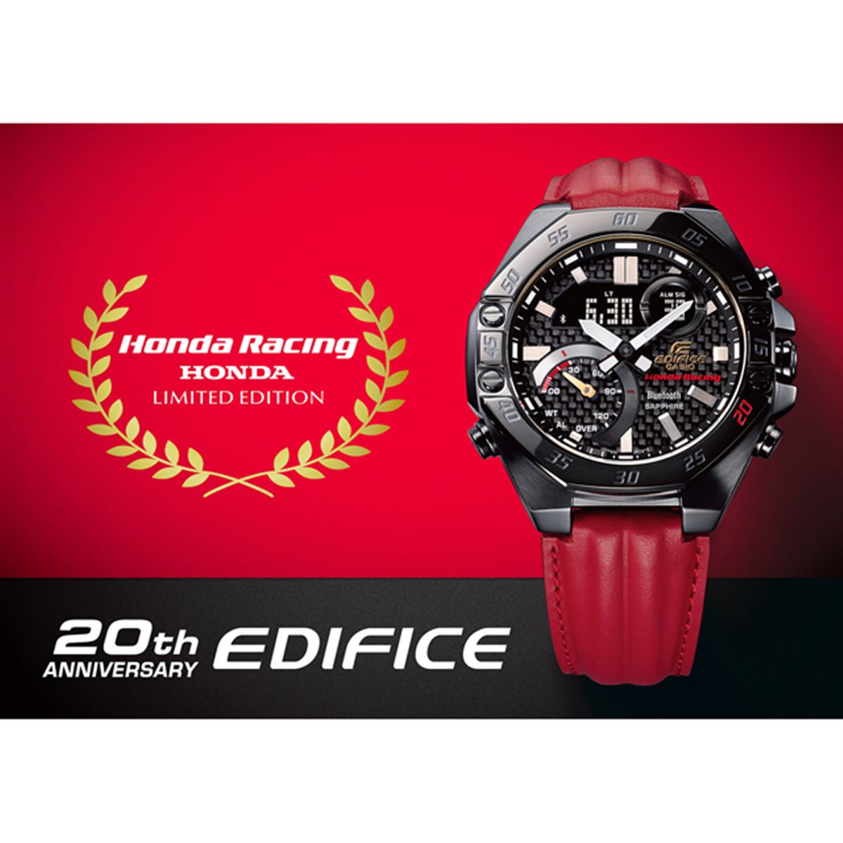 カシオ、EDIFICE20周年で「Honda Racing」とのコラボモデル発売 - 価格.com