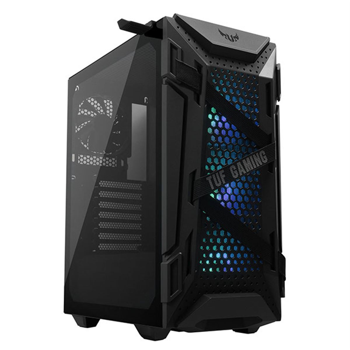 ASUS、ハニカムデザインのフロントパネルを採用したゲーマー向けPC