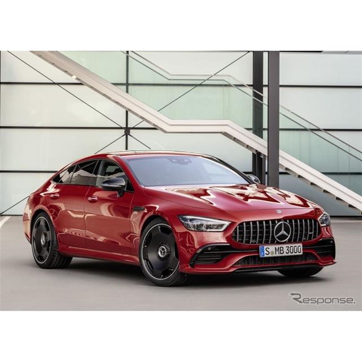新品 1/43 メルセデスベンツ純正 iscale メルセデスAMG GT 赤 ミニカー 1/43 メルセデス ベンツ AMG GT63 I-SCALE 1/43