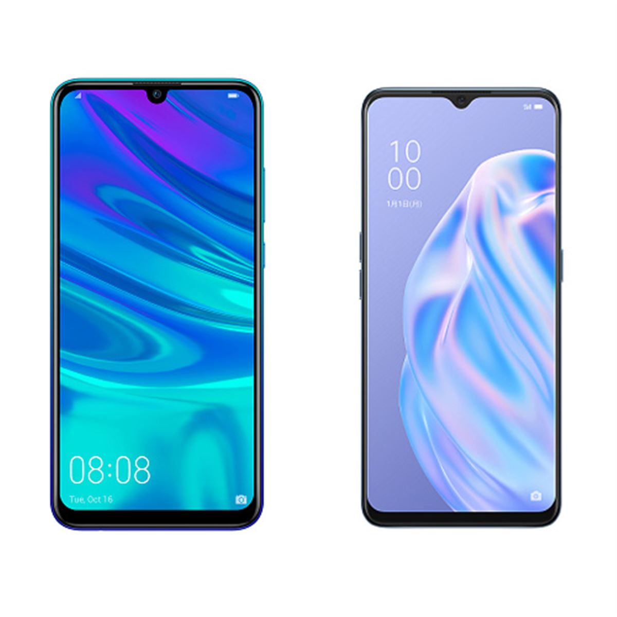 ニフティ、オッポ「Reno3 A」とファーウェイ「nova lite3＋」を発売