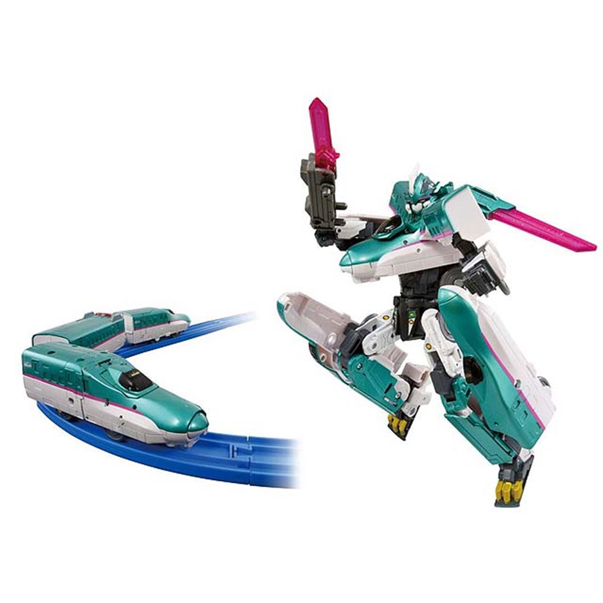タカラトミー、5周年を記念した「プラレール DXS シンカリオン