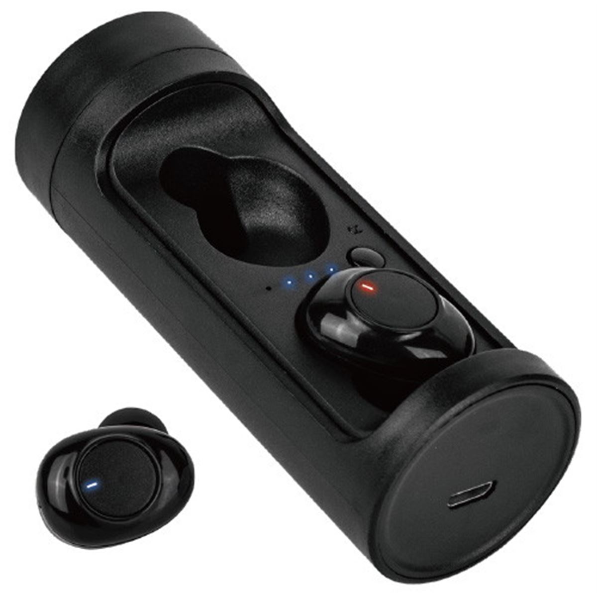 税別1,980円の完全ワイヤレスイヤホン「Shake」、充電ケースは