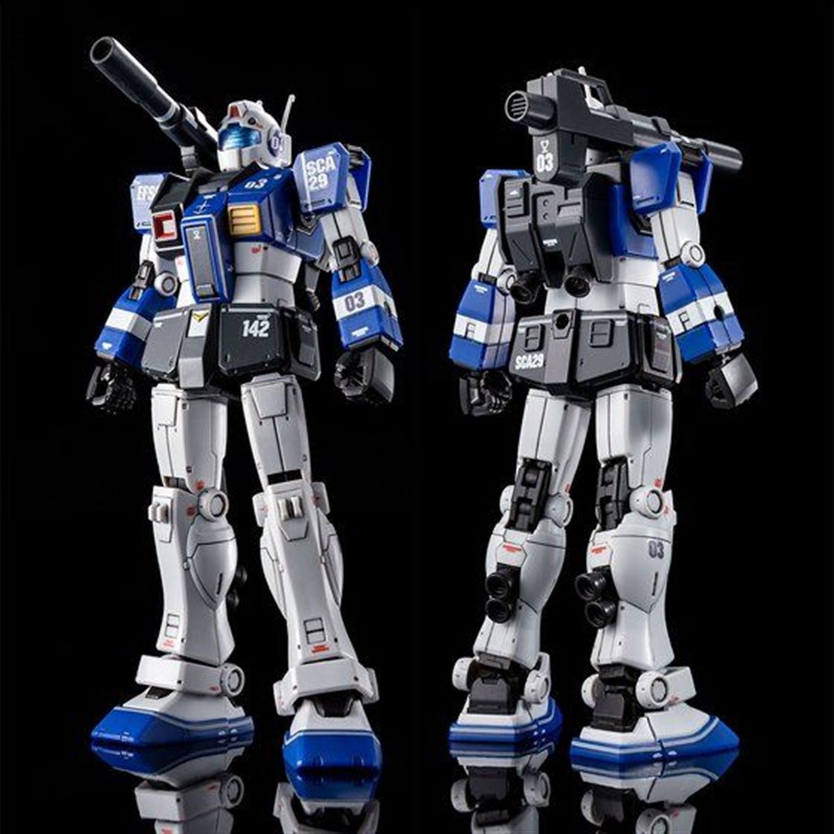 HG ジムキャノン ロケットバズーカ装備 バンダイ、ロケット・バズーカ装備の「ジム・キャノン」HG