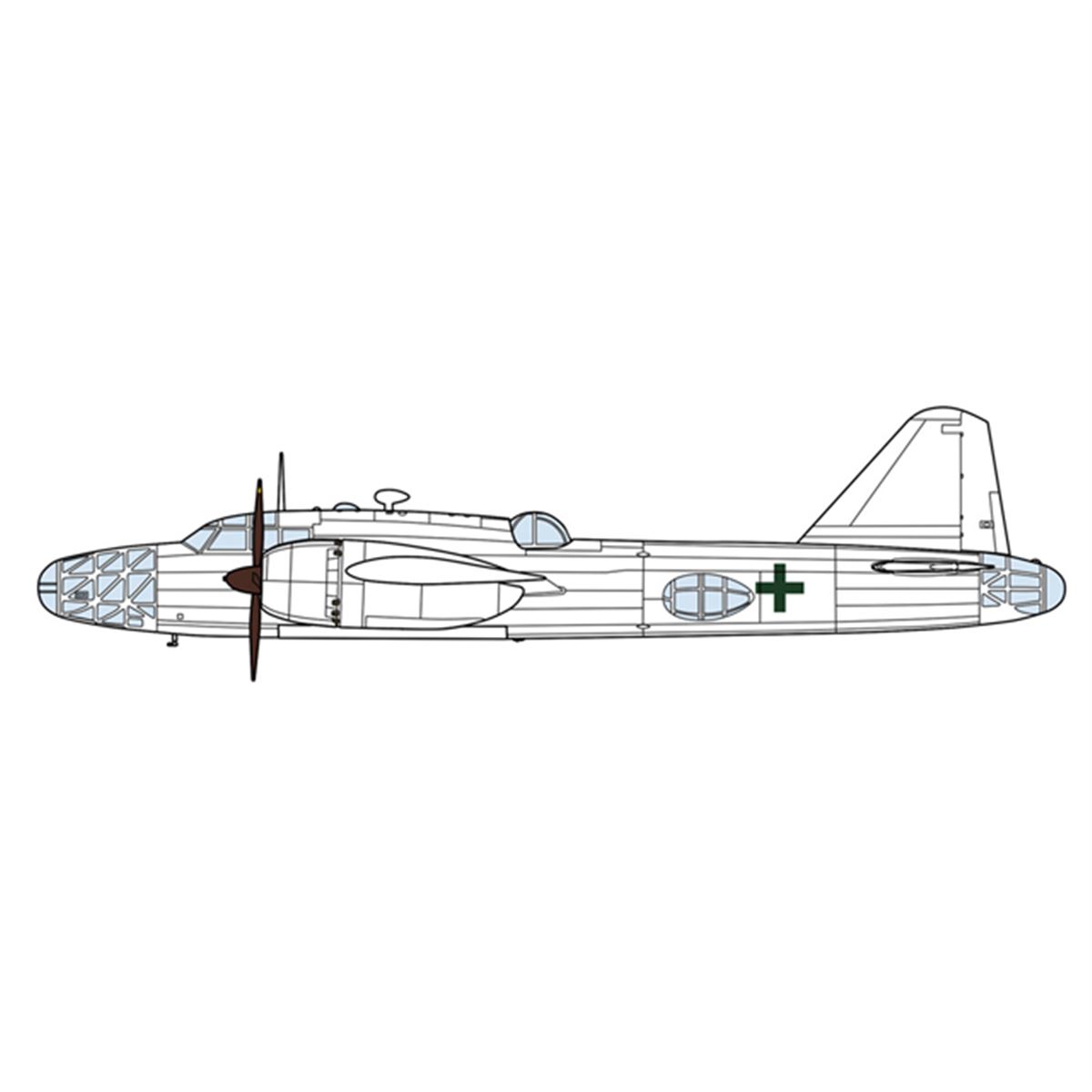 ハセガワ、「三菱 キ67 四式重爆撃機 飛龍 “緑十字”」1/72模型 - 価格.com