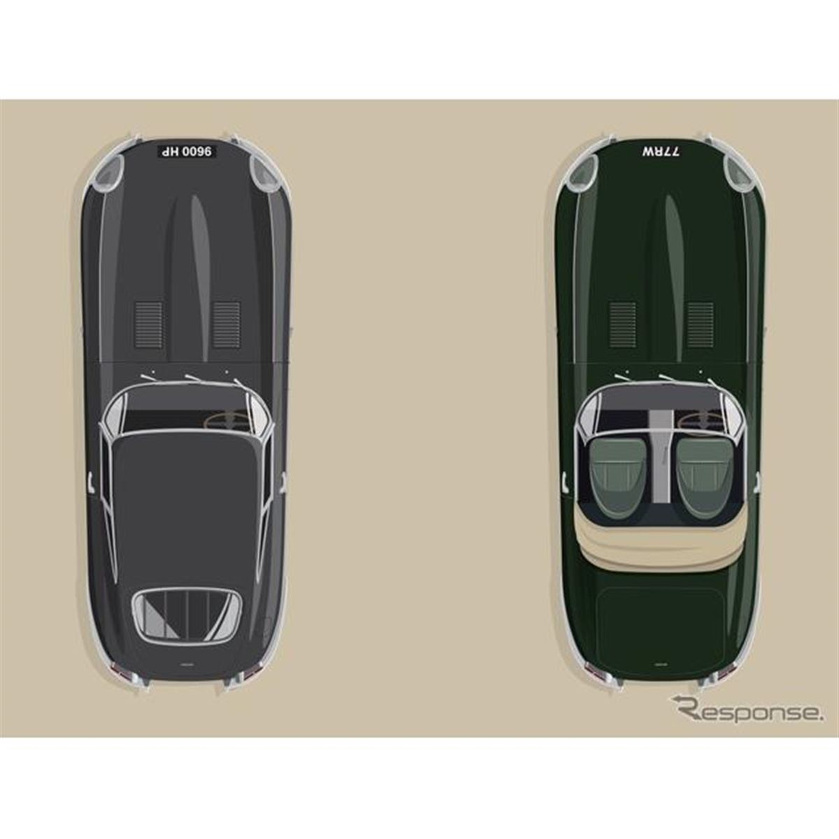 ジャガーの名車『Eタイプ』12台を復刻生産、2台ペアでの購入が