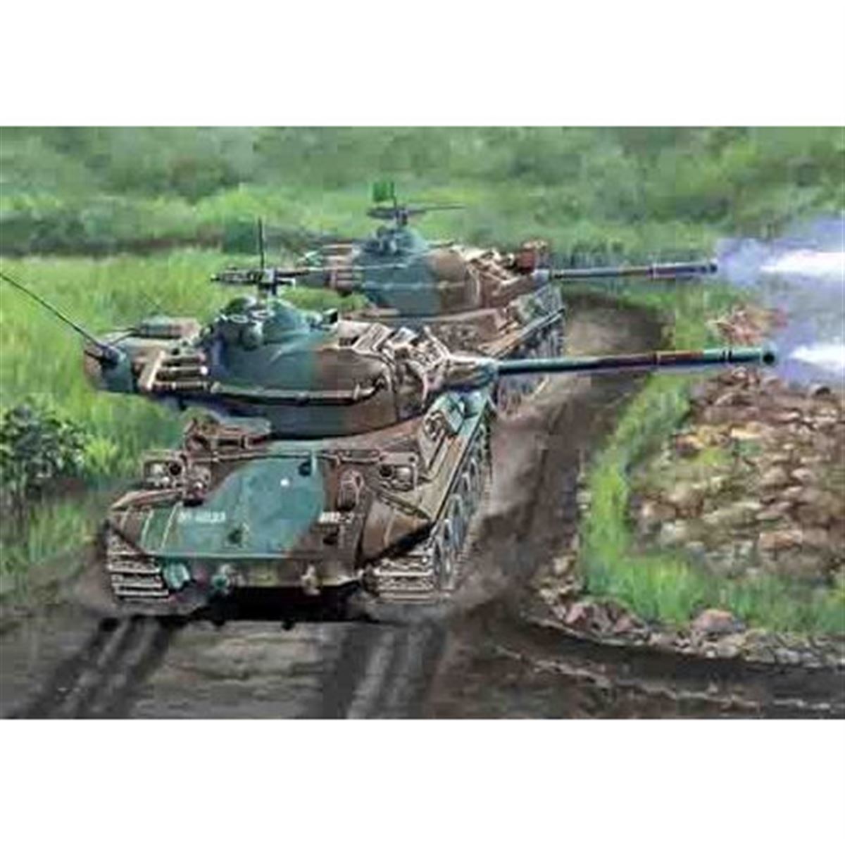 陸上自衛隊61式戦車」1/76模型、戦車班を構成できる2両セット - 価格.com