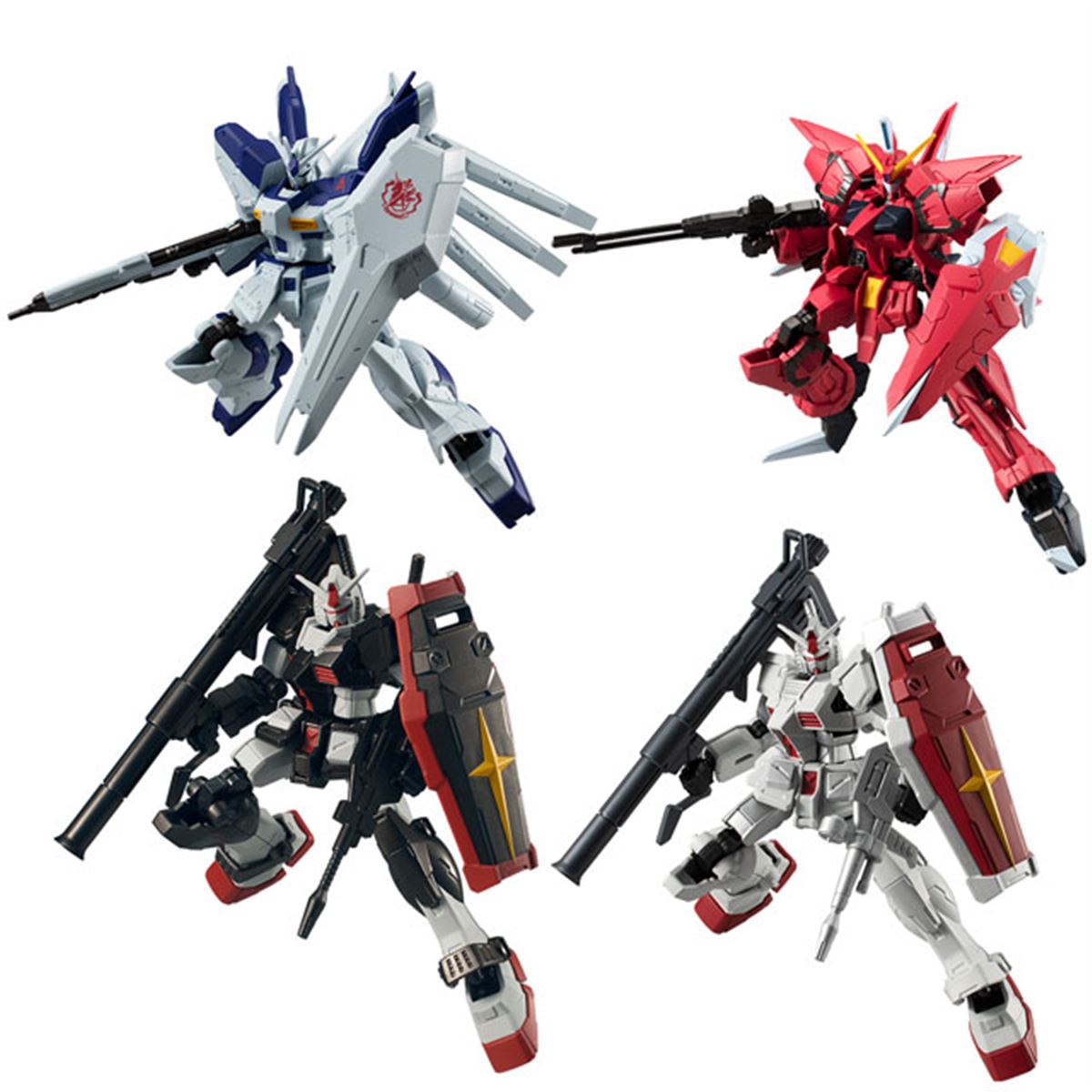 機動戦士ガンダム Gフレーム」第12弾、ハンガーを台座に組み替え可能