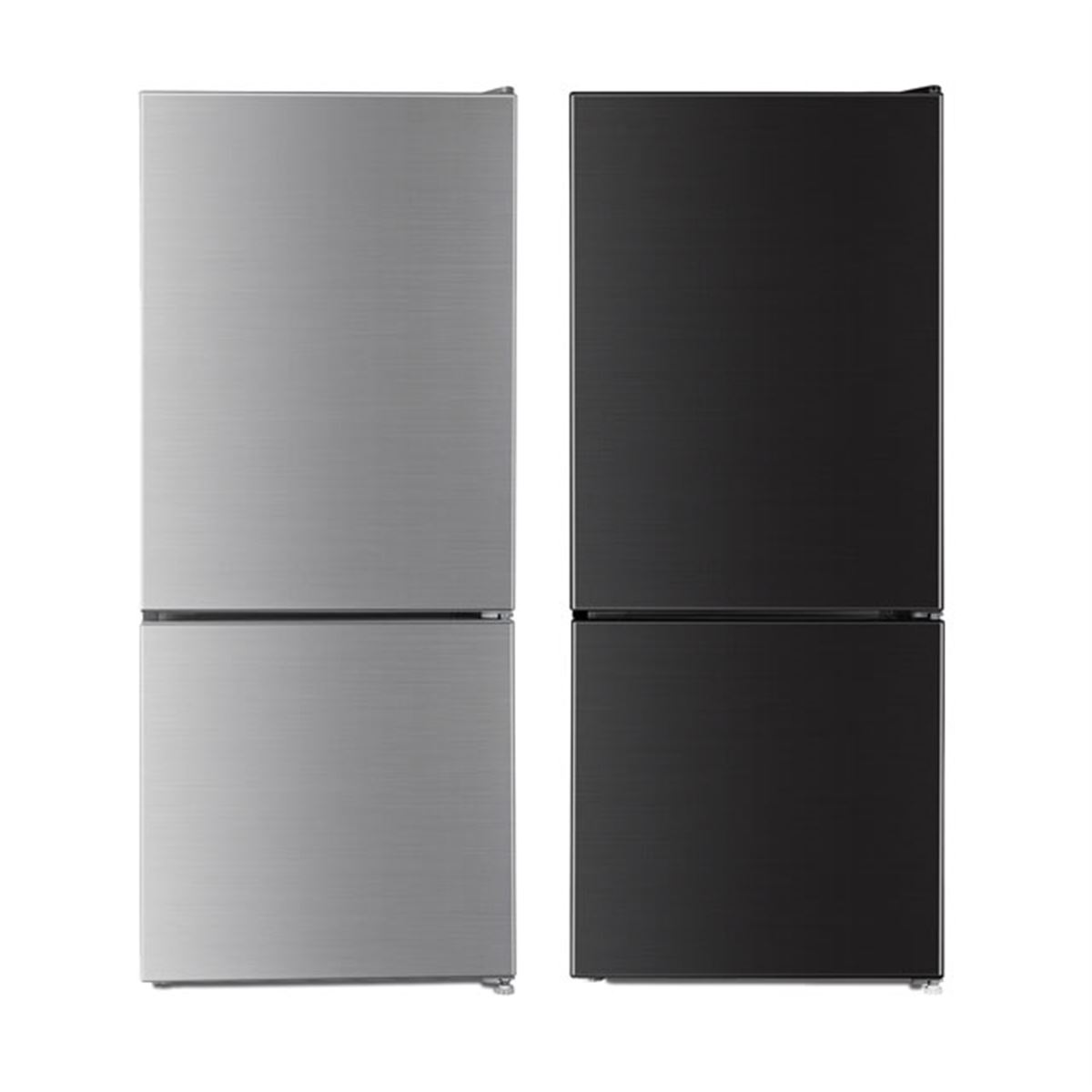 maxzen、2Lペットボトルが最大3本入るドアポケット付き117L冷蔵庫