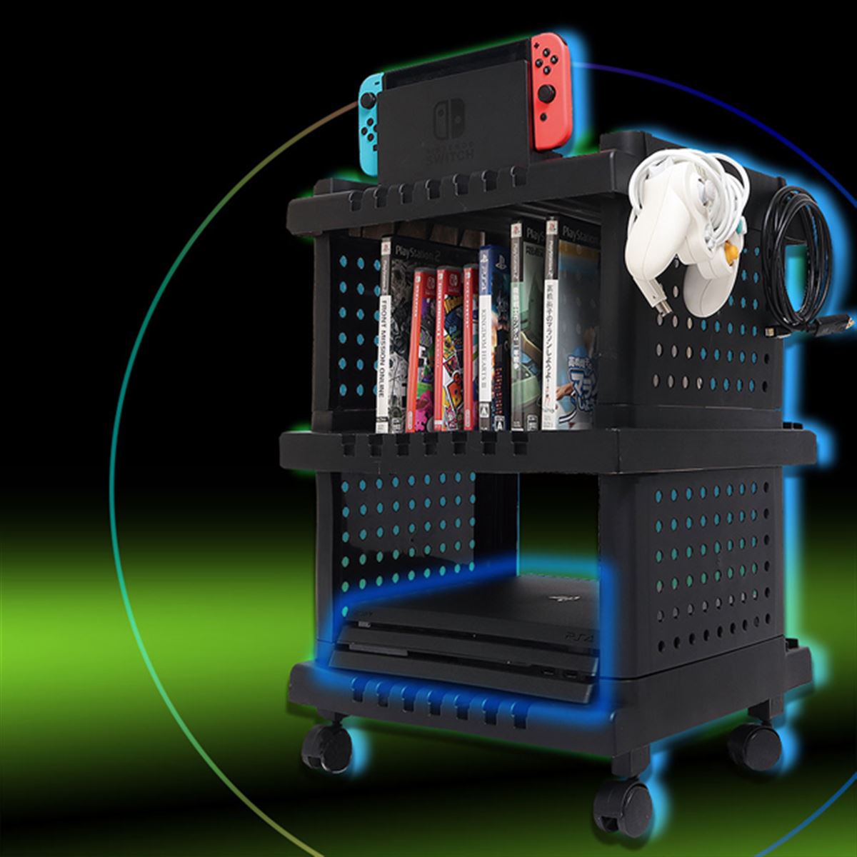 サンコー ゲーム機やソフトをすっきり収納! ゲーマーズガレージ