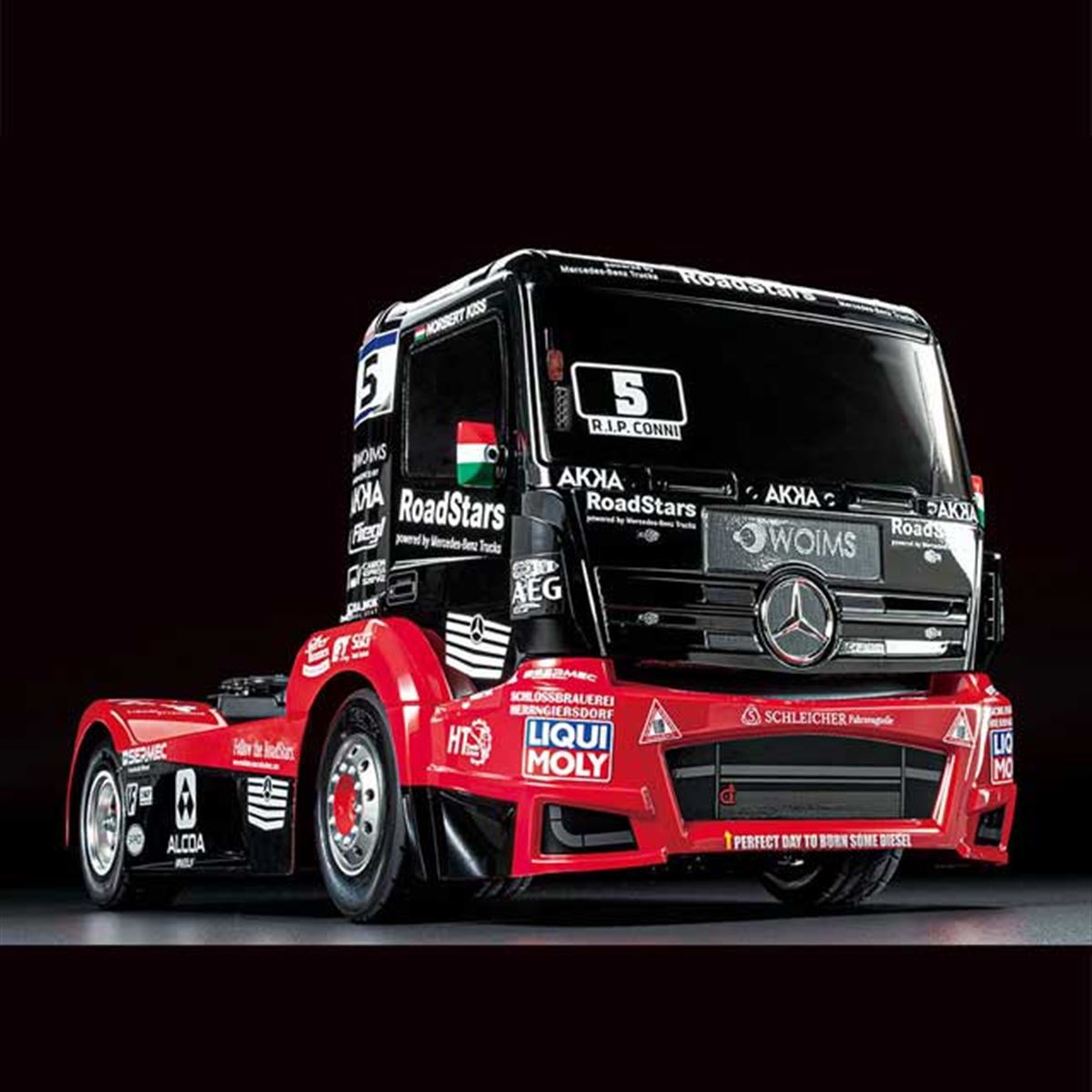 タミヤ、電動RCカー「メルセデス・ベンツ アクトロス MP4 MB モーター