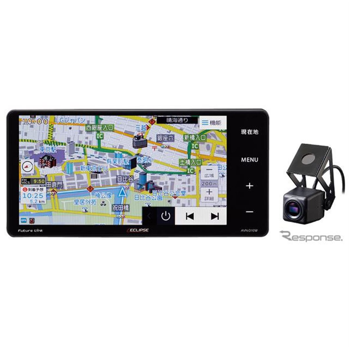 ECLIPSE   カーナビ　AVN-D8　2017年　ドラレコ内蔵型 Amazon | デンソーテン イクリプス(ECLIPSE) カーナビ AVN-D8