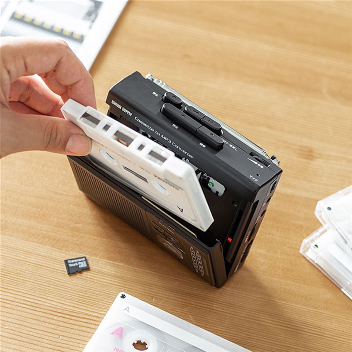 Amazon.co.jp: ezcap TapeDigi1 ポータブルカセットプレーヤー