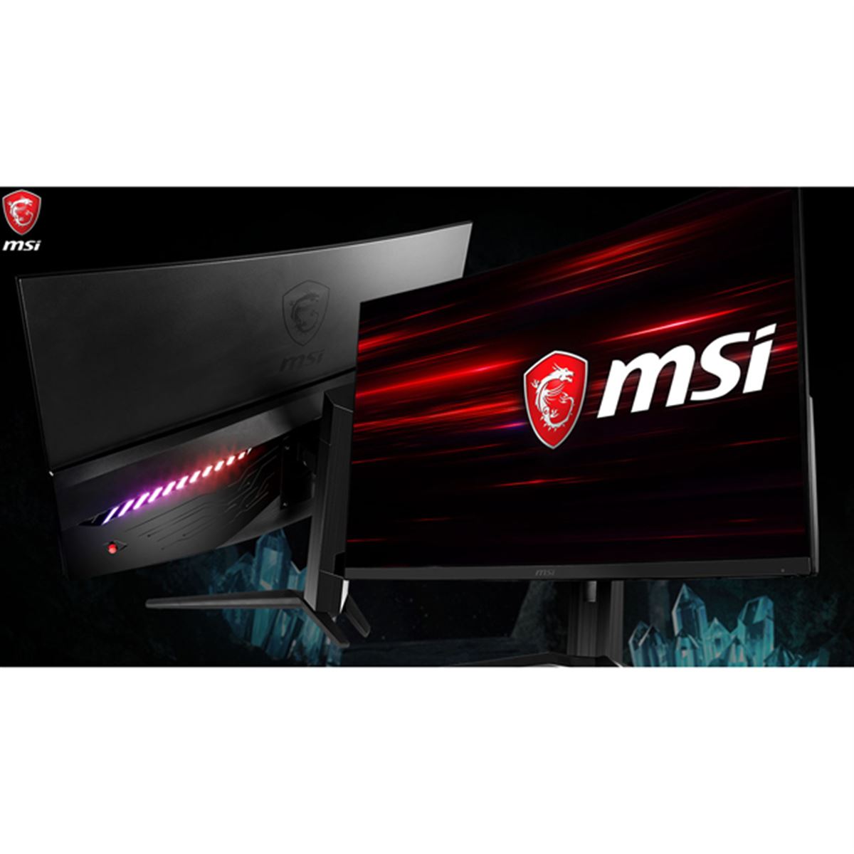 MSI、最大60Hz駆動の31.5型4Kゲーミング液晶「Optix MAG321CURVJP