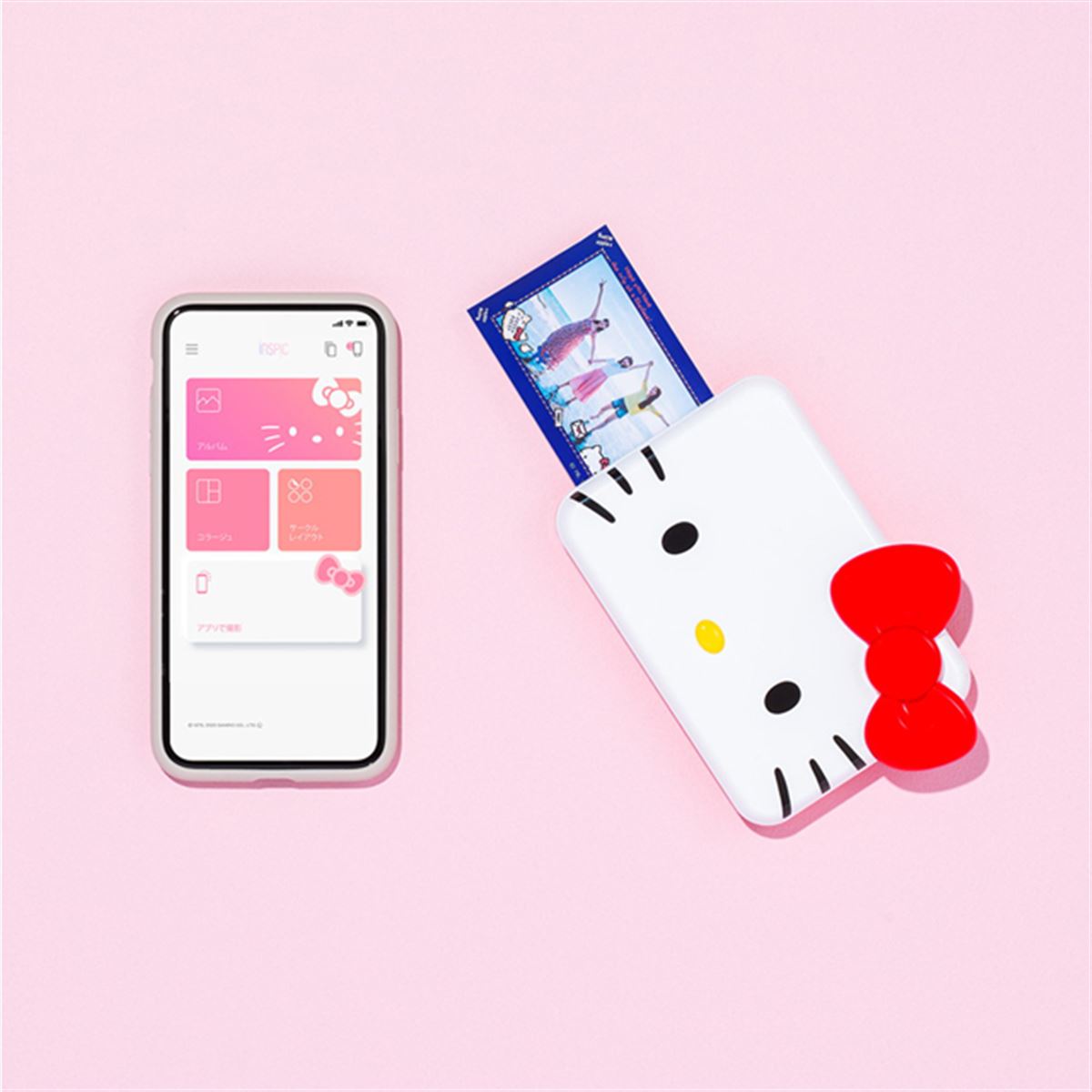 ＼半額SALE／ キヤノン、スマホ画像をプリントできる「iNSPiC」にハローキティ プリンター・複合機