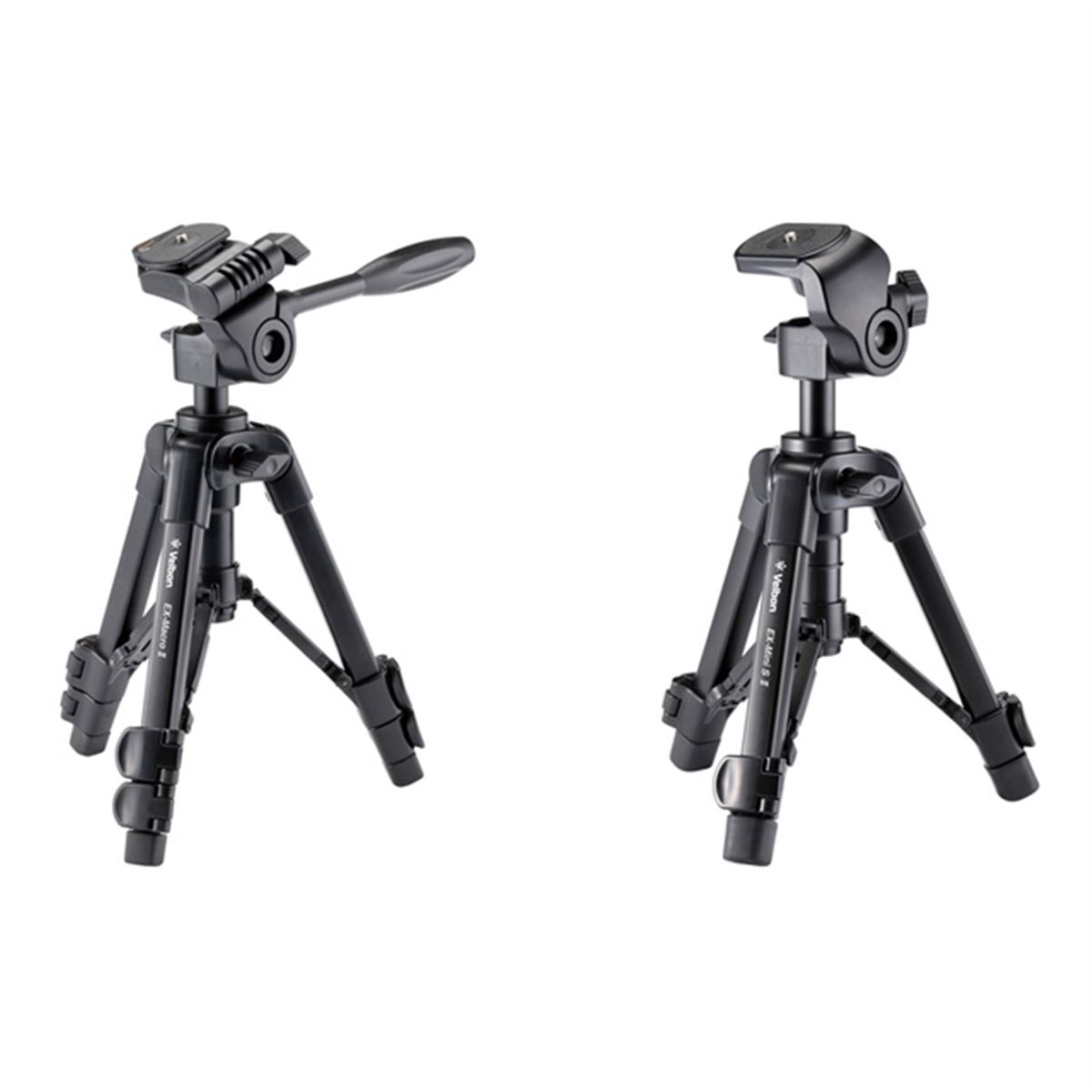 ベルボン、マクロ撮影に適した「スマホホルダー付きミニ三脚」2種