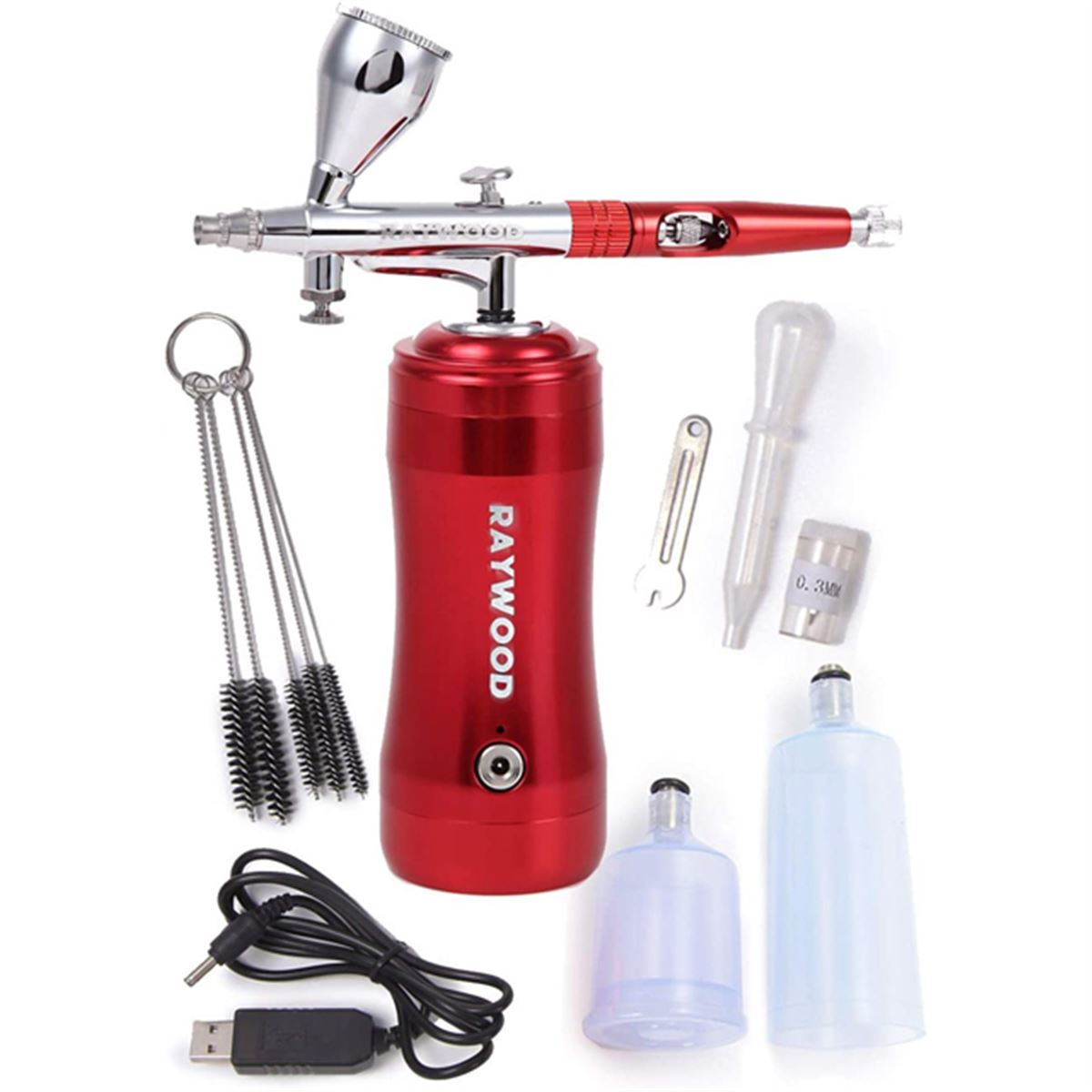 RAYWOOD、新設計のコンプレッサーを採用したUSB充電式エアブラシ
