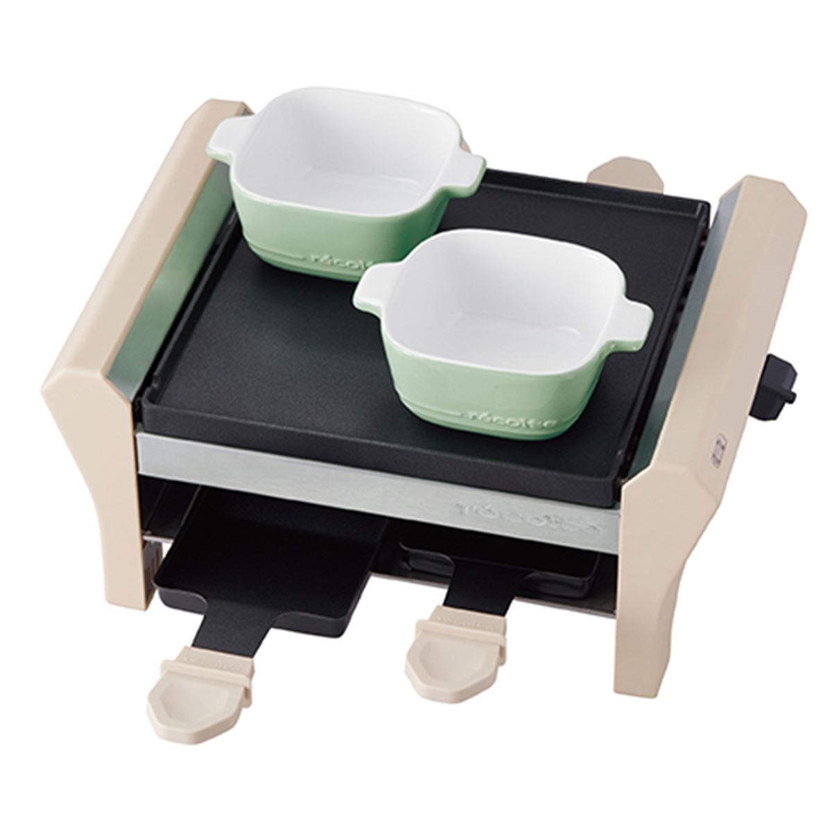 レコルト ラクレットアンドフォンデュメーカー グランメルト クリームホワイト ラクレット & フォンデュメーカー グランメルト | récolte