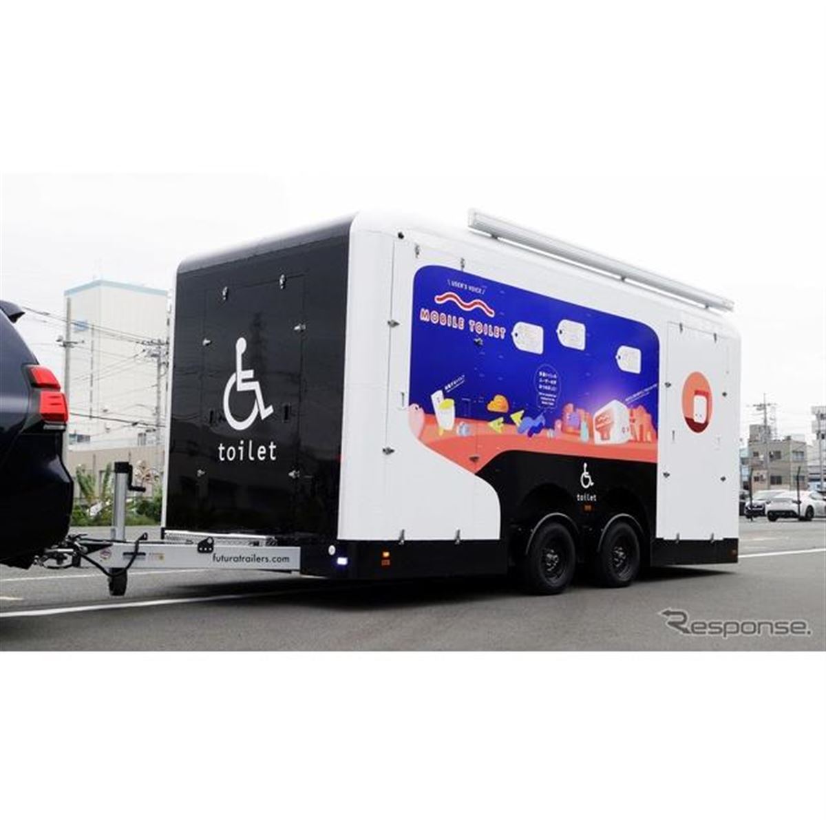 移動型バリアフリートイレ、トヨタ×LIXIL 共同開発…車いすでのイベント 