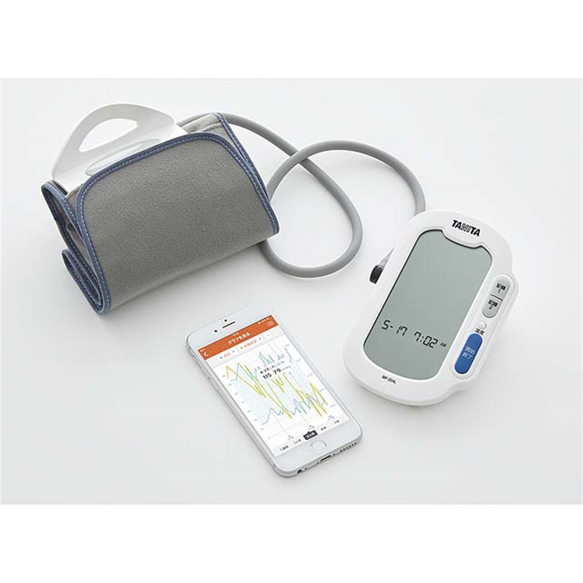 タニタ、Bluetoothでスマホと連携する上腕式血圧計「BP-224L」 - 価格.com