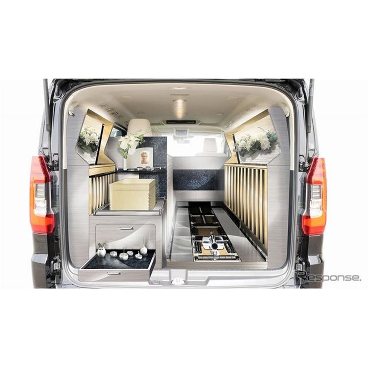 祭壇装備の新型霊柩車、新しい生活様式に対応…光岡自動車が発売 - 価格.com