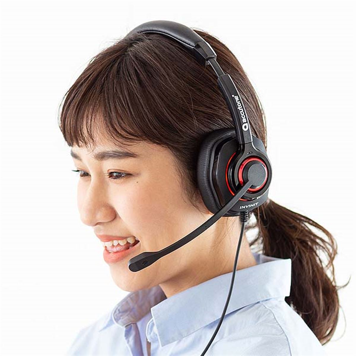 サンワサプライ ノイズキャンセリングマイク付きUSBヘッドセット(両耳タイプ) たのめーる】サンワサプライ ノイズキャンセリングマイク付き