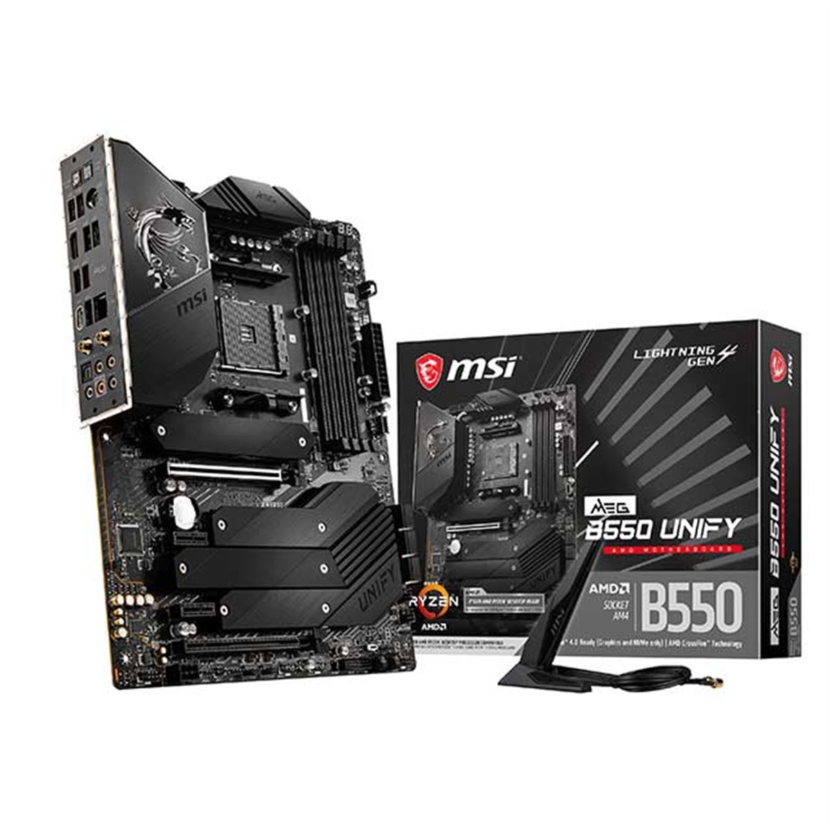 msi - MSI製　ATXマザーボード　MEG B550 UNIFY　SocketAM4 元箱あり MSI MPG B550 UNIFY-X AMD AM4 DDR4 CF M.2 USB 3.2 Gen 2 Wi-Fi