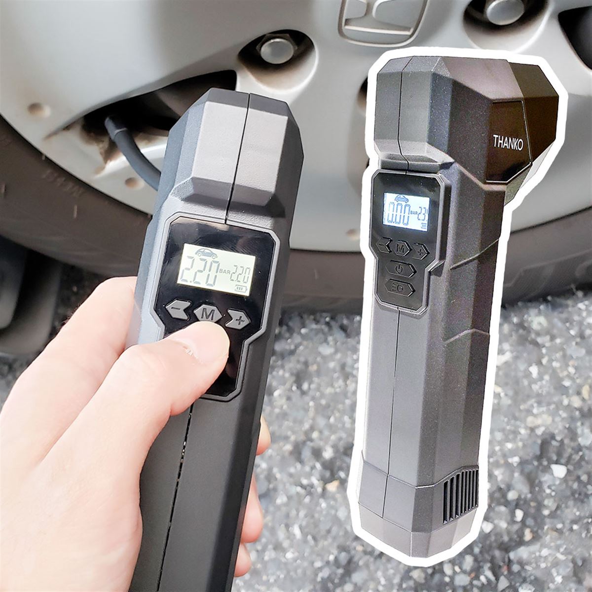 ❤車やバイクのタイヤはもちろん幅広い用途で大活躍♪❤電動エアコンプレッサー Amazon | 自転車 空気入れ 電動空気入れ バイク 車 仏/英/米式