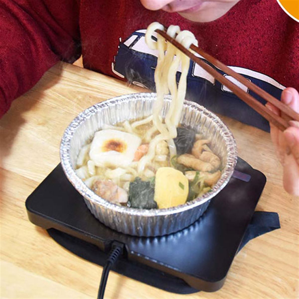 アツアツのまま料理を食べられるミニサイズの保温プレート